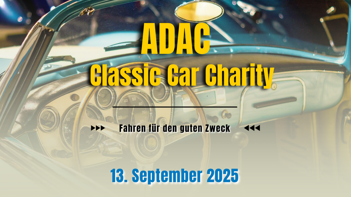 ADAC Classic Car Charity | 13.9.2025 | Mit Starterliste